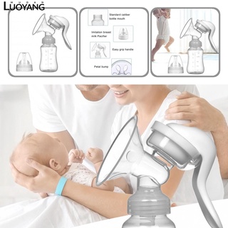 luoyangmudan multifunción manual extractor de leche portátil manual extractor de leche botella de leche cómodo ajuste para las madres