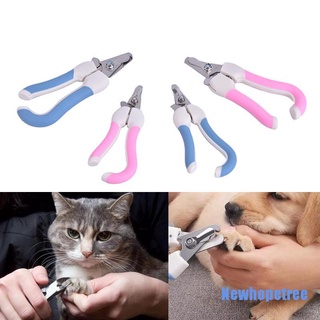 [Newhopetree] cortador de uñas para mascotas, gato, perro, cortador de uñas de acero inoxidable, garra con cerradura