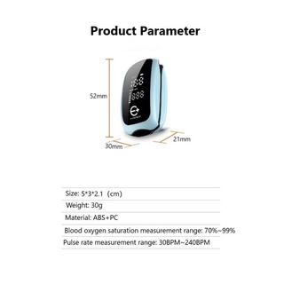 Oxímetro de pulso con pantalla OLED, batería de litio incorporada recargable oxímetro qui (8)