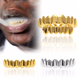 18K oro Hip Hop Punk boca dientes parrilla tapas molde Kit de bisutería