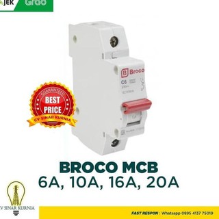 Specia MCB BROCO 2A, 4A, 6A, 10A, 16A, 20A | Broco MCB