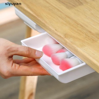 Creativo bajo mesa cajón oculto autoadhesivo escritorio soporte de bolígrafo caja de almacenamiento {bigsale}