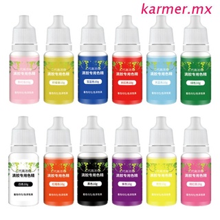 kar1 12 colores resina epoxi pigmento kit transparente epoxi resina uv colorante colorante colorante