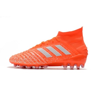 Adidas Predator Falcon 19.1 Waterproof Knitted High Top AG Soccer Football Shoes Orange