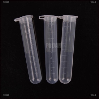 <fudan> 20pcs 10 ml de plástico centrífugo laboratorio prueba vial recipiente de muestra con tapa (1)