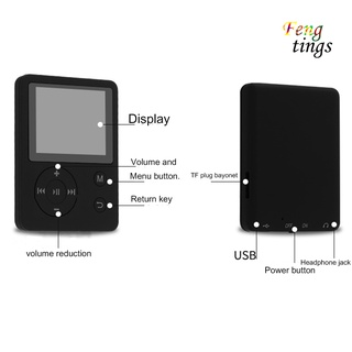[ft] Reproductor de música MP3 MP4 portátil con pantalla a Color con formato de Video AMV (9)