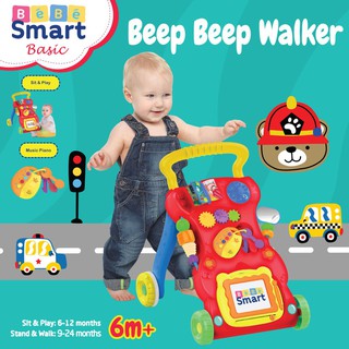 Bebe Smart Activity push walker entrenamiento caminar niños moto OLA425