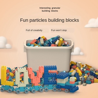 educación de la primera infancia bloques de construcción de partículas grandes desarrollo de los niños inteligencia de plástico asamblea de juguete niños y niñas bebé rompecabezas (1)