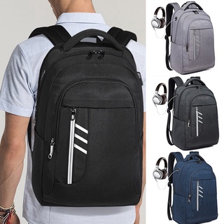 Gran impermeable Anti robo hombres portátil mochilas de negocios hombres mochilas con carga USB para viajes escolares