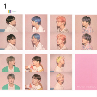 Cor^ Kpop BTS Map of the Soul Persona Photo Card Boy with Luv Album Photocard Poster (2)