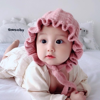 Sombrero de bebé temporada mujer bebé caliente lana sombrero princesa sombrero 5 m sombrero de bebé