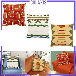 [COLAXI2] Fundas de almohada con textura Boho, simples, decorativas, tejidas