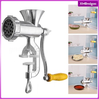 [DGAC] Manual Meat Grinder Aluminum Alloy Heavy Duty Powerful Sausage Stuffer Filler Hand Crank Mincer for Home Use Fast and