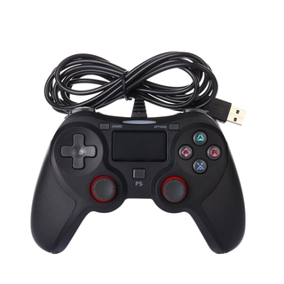 Controlador con cable PS4, controlador de Gamepad USB para PS 4/PS4 Slim/PS4 Pro/PS 3