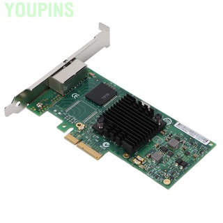 Youpins tarjeta de red PCI‐EX4 Gigabit Ethernet RJ45 servidor Dual adaptador de puerto eléctrico