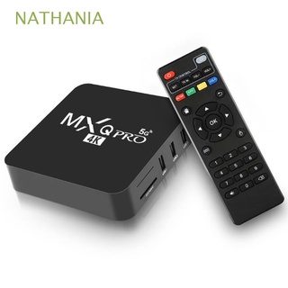 NATHANIA MXQpro Media Streamer 4K Set Top Box TV BOX Dual Band Wifi RK3229 1GB+8GB Android 7.1 Quad Core MXQ Pro Set-top