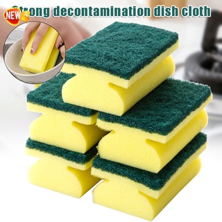 5Pcs Cleaning Sponge Wipe Scrub Sponge Scrubbing for Kitchen Dishes Window Dust Remover