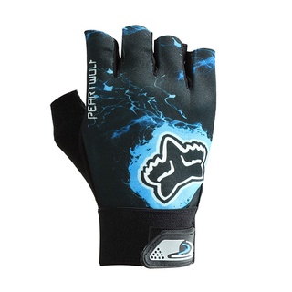 Guantes de medio dedo guantes de motocicleta guantes de bicicleta de montaña guantes de cross-country transpirable antideslizante (7)