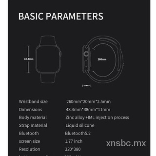Original IWO HW56 Plus Smartwatch Series 6 1.77 Pulgadas Bluetooth Llamada DIY Cara Hombres Mujeres Fitness Reloj 9TZH (8)