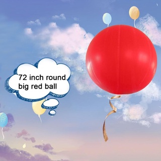 72inch round red ball weather balloon S0K0
