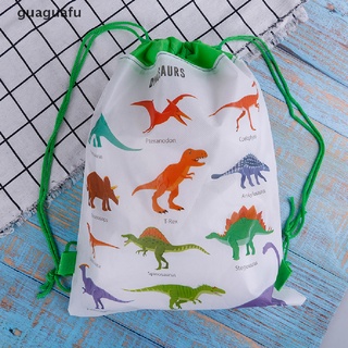 guaguafu dinosaurio bolsa de regalo no tejida bolsa mochila niños viaje escuela bolsas con cordón mx