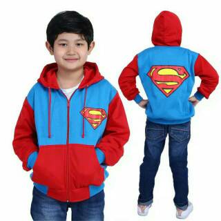 Chamarra sudadera con capucha personajes de SUPERMAN niños últimas chaquetas niños de 2-10 años