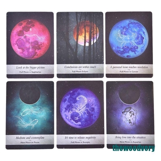 <very>Tarot Cards Moonology Oracle Cards Deck Party Game Guidebook English (7)