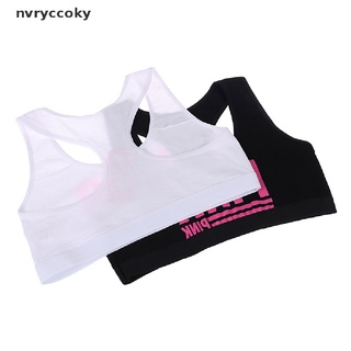 nvryccoky adolescente sujetador deportivo niños top camisola ropa interior joven pubertad para 8-14 años mx