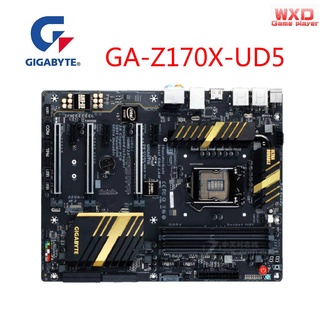 para gigabyte ga-z170x-ud5 th z170x-ud5 th placa base lga 1151 ddr4 para intel z170 usado placa base de escritorio m.2 nvme pci-e x16
