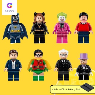 Leego Lego minifiguras juguete superhéroe bloques de construcción Batman serie minifigura (1)