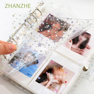 ZHANZHE Kpop Photo Album Photo Album Soft PVC Binders Albums Transparent Star Album 200 Pockets Picture Case Card Stock Collect Book Bling Cover Card Holder Photocard Holder