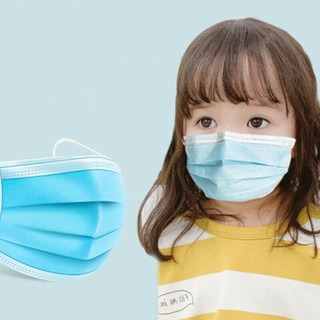 50PCS Children's mask desechables transpirable máscara Anti-niebla a prueba de polvo cómodo máscara facial completa protección elástica Eraband for kid