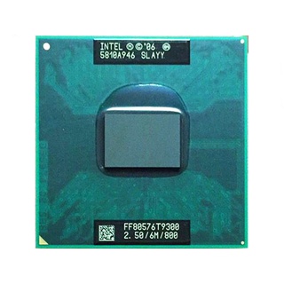 Intel Core 2 Duo T9300 SLAQG SLAYY 2.5 GHz Dual-Core Dual-Thread CPU Processor 6M 35W Socket P