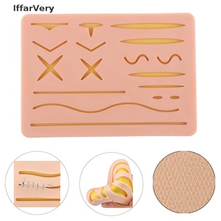 [IffarVery] Silicone Skin Pad Suture Training Surgical Wound For Medical Practice With Net .