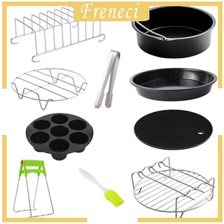 Carbon Steel Air Fryer Accessories Cake Basket Bread Rack for Home BBQ