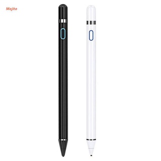 Mojito lápiz capacitivo pantalla táctil lápiz lápiz lápiz lápiz de pintura Micro USB carga portátil para iPhone iPad iOS teléfono Android Windows sistema Tablet