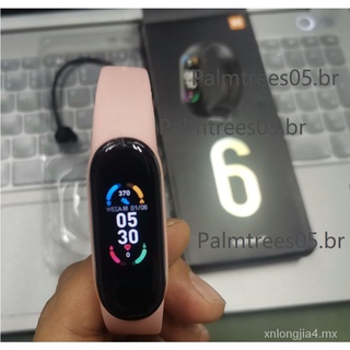 🙌 【M6 Relógio SmartWatch】M6 relógio inteligente SmartWatch Bluetooth Monitor Cardíaco Smart watch Bluetooth 4.2 Monitor Smartband Pressão O Arthial PK M3 M4 M5 YNl1