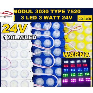 7520 3W 24V Super brillante 3030 Led módulo 20 piezas 1 rango