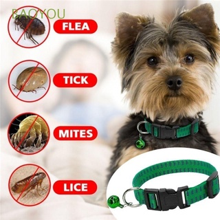 BAOYOU Safety Dog Collar Effective Anti Flea Mite Tick Neck Strap Kill Insect Mosquitoes Nylon Outdoor Insecticidal Adjustable Pet Suppies/Multicolor