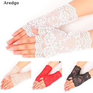 [aredgo] guantes de noche para novia/boda/vestido/de encaje/guantes sin dedos/venta caliente