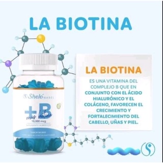 Biotina, colageno, acido hiarulonico, ideal para piel, uñas, cabello (4)