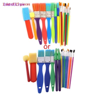 BLANK 15Pcs/Set Kids Brushes Pack Child DIY Color Painting Tool Sponge Kindergarten Craft Material Educational Toys For Early Learning