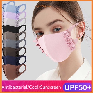 （ujhrtdg.mx）Summer Health Cycling Anti-Dust Lce Silk Mouth Face Mask Respirator Men Women