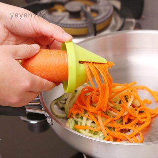 Yayan923 trituradora multifunción de cocina creativa espiral trituradora rotativa para cortar verduras rallador