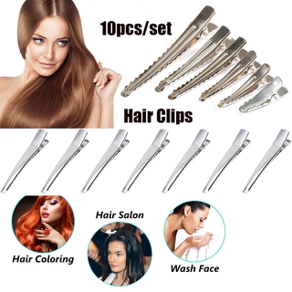 freda clips de pelo portátiles para niñas peluquería cocodrilo horquilla mujeres plata profesional moda única punta con dientes herramientas de estilo (6)