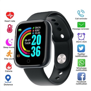 🙌 Reloj inteligente Promotion Y68 D20 con Bluetooth USB con Monitor cardiaco Smartwatch tv2v