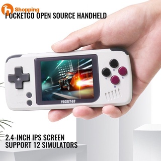 Ready V2 PocketGo Consola De Juegos Portátil De 2,4 Pulgadas Pantalla Retro Reproductor Con Tarjeta TF 32G NES/GB/GBC/SNES/SMD PS1 Consolas Caja mi1nisoso1
