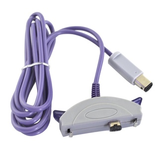 [precio De actividad] Cable de enlace de 5,9 pies para Gameboy Advance to para GameCube morado (1)