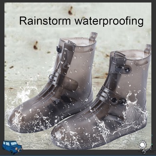 <alotoforders> funda protectora antideslizante impermeable con botones gruesos para botas de lluvia