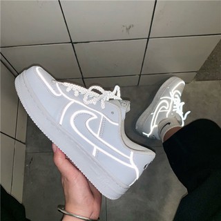 Nike Air Force 1 Mid 3 M zapatos de moda unisex/zapatos de estrellado blancos